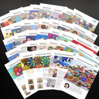Komplettpaket Anleitungen: 36 Faltblätter zur Zwirn- und Posamentenknopfmacherei