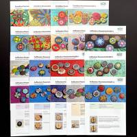 Komplettpaket Anleitungen: 36 Faltblätter zur Zwirn- und Posamentenknopfmacherei Bild 3