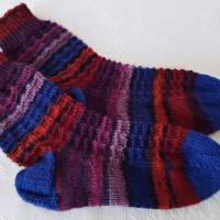 Kindersocken Gr. 30/31, handgestrickte Socken, Wollsocken, Socken für Kinder Bild 1