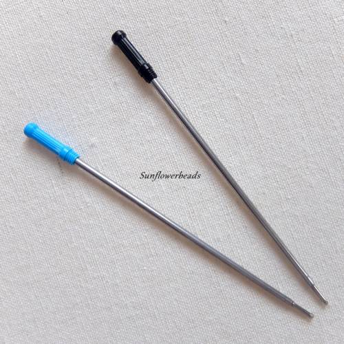 Kugelschreibermine, Ersatzmine für Drehkugelschreiber blau und schwarz