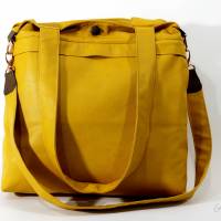 Schultertasche „Yello Bag“ aus Kunstleder, gelb Bild 1