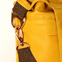 Schultertasche „Yello Bag“ aus Kunstleder, gelb Bild 2