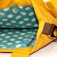 Schultertasche „Yello Bag“ aus Kunstleder, gelb Bild 5