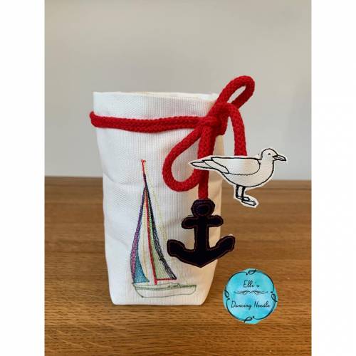 Kordelstopper Set Maritim (Möwe,Steuerrad, Anker)