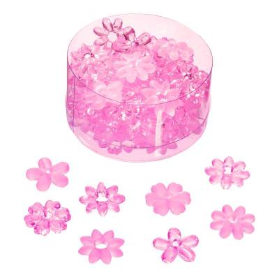 Acrylblüten sortiert Pink
