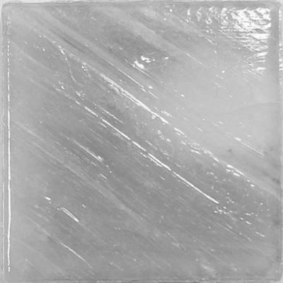 Murano Glas-Mosaik 20x20 mm Grau marmoriert