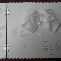 Album "Taufe" aus Holz mit integrierter Box Bild 1
