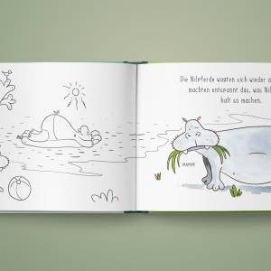 Bilderbuch und Malbuch *Ist ja der Brüller!* Eine lustige Geschichte zum Ansehen, Lesen, Mitmalen oder Kritzeln Bild 5
