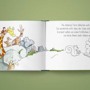 Bilderbuch und Malbuch *Ist ja der Brüller!* Eine lustige Geschichte zum Ansehen, Lesen, Mitmalen oder Kritzeln Bild 6