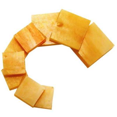 Tiffany Glas-Mosaik 10x10 mm Kastanie