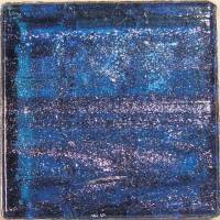 Murano Glas-Mosaik 20x20 mm Eisblau marmoriert Bild 1