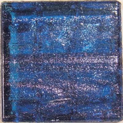 Murano Glas-Mosaik 20x20 mm Eisblau marmoriert