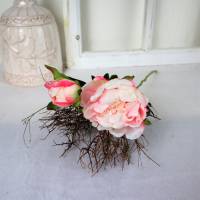 Pfingstrose rosa, Deko Blumen, Floristikbedarf Bild 1