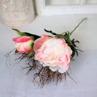 Pfingstrose rosa, Deko Blumen, Floristikbedarf Bild 2