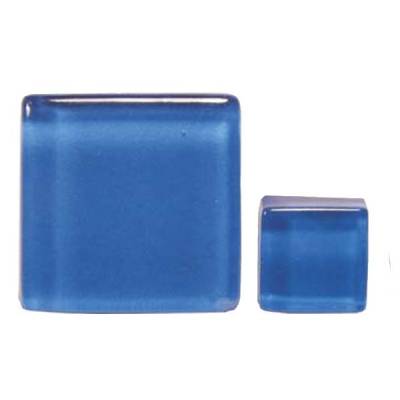 Soft-Glas-Mosaik 20x20 mm Blau