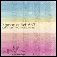 Digipapier Set #33 (blau, gelb, pink) zum ausdrucken, plotten, scrappen, basteln und mehr Bild 1