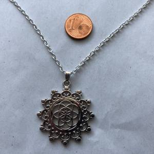 Kette Lebensblume, necklace flower of life, Mandala, Ornament, Mythologie Bild 4