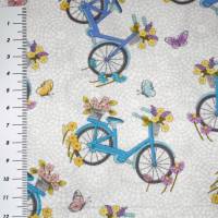 19,00 EUR/m Meterware Benartex Bicycles US-Designerstoff für Kissen Decken Taschen Kleidung Kinder Bild 2