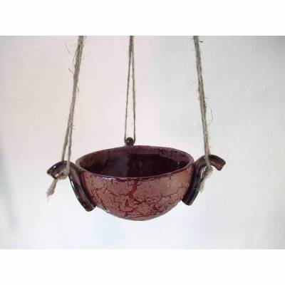 Blumenampel aus Keramik Vase Blumentopf