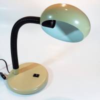 Vintage Schreibtischlampe / Lampe schwarz / beige Bild 1
