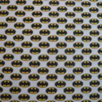 12,90 EUR/m Stoff Baumwolle Batman auf weiß, Lizenzstoff Bild 2