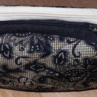 Kulturtasche Taschenorganizer Clutch Handtasche Schminktäschchen mit Doppelreißverschluss Geschenkidee Bild 2