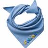 Halstuch mit Namen Hellblau für Jungen - Baby und Kind Personalisiertes Jungenhalstuch - Babyhalstuch zum binden Bild 1