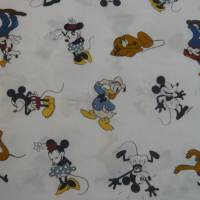 12,70 EUR/m Baumwolle Mickey Mouse & Friends / Pluto, Donald, Minnie Lizenzstoff Disney Bild 1