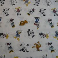12,70 EUR/m Baumwolle Mickey Mouse & Friends / Pluto, Donald, Minnie Lizenzstoff Disney Bild 2