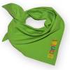Halstuch mit Namen grün für Jungen - Baby und Kind Personalisiertes Jungenhalstuch - Babyhalstuch zum binden Bild 1