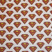 12,90 EUR/m Stoff Baumwolle Superman auf weiß, Lizenzstoff Bild 4