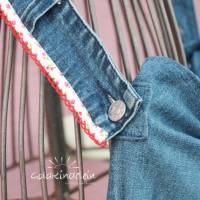 stylische Jeans-Tasche, upcycling, Einzelstück! Bild 7
