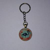 1 Schlüsselanhänger bronze - Flamingo Bild 1