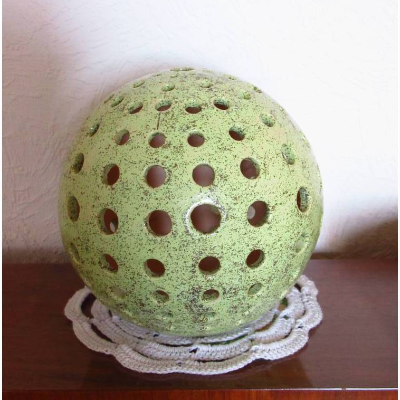 Keramikkugel Leuchtkugel  Teelicht