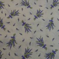 10,40 EUR/m Stoff Baumwolle - Lavendel, flieder auf cremeweiß Bild 3