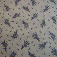 10,40 EUR/m Stoff Baumwolle - Lavendel, flieder auf cremeweiß Bild 4