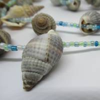 Lange Muschelkette mit  Mini-Perlen Bild 6