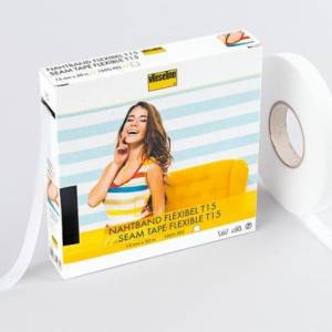5m Nahtband für Jersey flexibel T15 15mm weiß Vlieseline / Freudenberg Bild 1