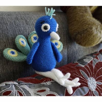 Häkelanleitung für den Pfau Phil