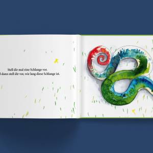 Kinderbuch - Wie Schlange noch? *Ein Bilderbuch mit Malseiten, Ein Buch mit lustige Illustrationen Bild 3