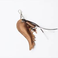 Schlüsselanhänger "Engelsflügel" in Silber oder Bronze Taschenbaumler, Handtaschenschmuck Bild 3
