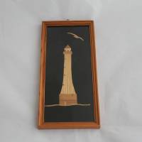Strohbild Leuchtturm Mid Century Ostalgie Bild 2