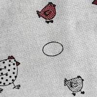 Dekostoff natur mit Hühnern, Ostermotiv, Baumwollmischung, Breite 1,40 m Bild 8