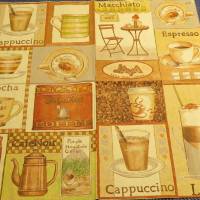 4 Servietten / Motivservietten  Kaffee Motiv  /  Latte Machiato / Cappuchino / Espresso / K 28 Bild 2