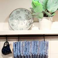 Unpaper Towel - die waschbare Küchenrolle! auch als Geschirrtuch, Spüllappen oder Serviette nutzbar - Zero waste - Blau Bild 2
