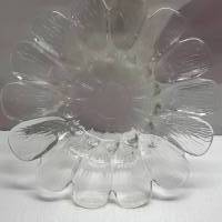 Vintage Glasschale aus den 70ern, Blütenform Bild 4