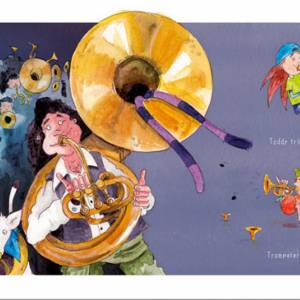 Kinderbuch, "Toddy der Radonör", ein Bilderbuch mit wunderschönen Illustrationen über eine Fahrrad-Reise Bild 3