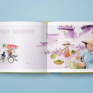 Kinderbuch, "Toddy der Radonör", ein Bilderbuch mit wunderschönen Illustrationen über eine Fahrrad-Reise Bild 7