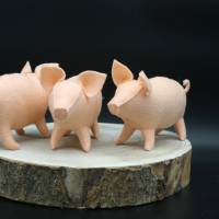 Schweinchen - Jahreszeitentisch - Tiere - Deko Bild 3