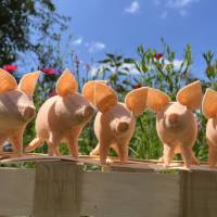 Schweinchen - Jahreszeitentisch - Tiere - Deko Bild 4